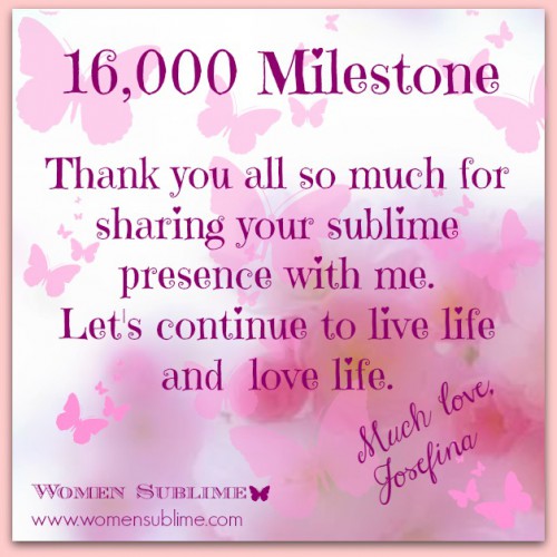 Women Sublime's 16,000 Milestone